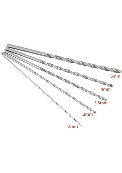 Adet Ekstra Uzun Yüksek Hız Çeliği Matkap Ucu Setleri Düz Saplı Büküm Matkap Ucu Aracı 2-5mm Ahşap (Yurt Dışından) indirimleri