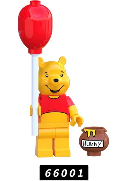 Tek Satış Karikatür Winnie The Pooh Anime Yapı Taşları Eeyore Winnies Tuğlalar The Poohes Tigger Tavşan Eşek Figürleri Çocuk Oyuncakları XP66001-66005 (Yurt Dışından)