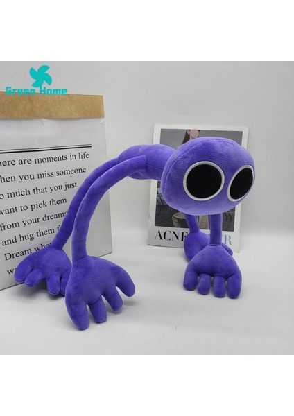 Yeşil Ev Karikatür Peluş Bebek Yumuşak Canavarlar Bebek Gökkuşağı Arkadaşlar Peluş Oyuncak (Yurt Dışından)