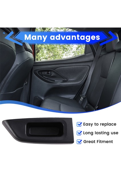 Araba Sol Arka Kapı Kol Dayanağı Üst Panel Trim Pencere Anahtarı Çerçevesi 74271-52240-C0 Toyota Yaris 2012-2014 Için (Yurt Dışından) fırsatları