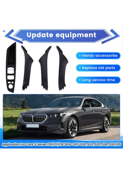 Trim Çekme Kolu Seti Yedek Iç Ön Kapı Kol Dayama Paneli Bmw 5 Serisi F10 F11 F18 520I 523I 525I 528I Lhd (Yurt Dışından) fırsatları