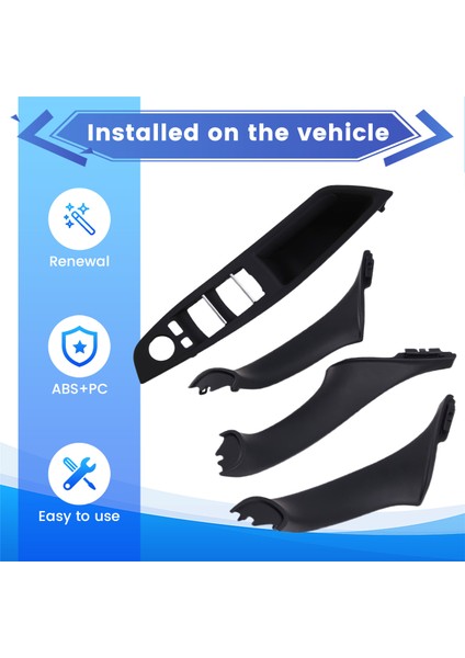 Trim Çekme Kolu Seti Yedek Iç Ön Kapı Kol Dayama Paneli Bmw 5 Serisi F10 F11 F18 520I 523I 525I 528I Lhd (Yurt Dışından) indirimleri