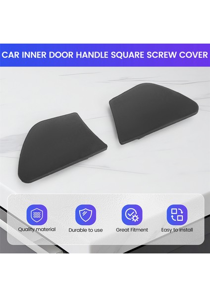 1 Çift Araba Iç Kapı Kolu Kare Vida Kapağı Ford Focus C346 Mk3 2015-2018 BM51-A226A59-AA3JA6 BM51A226A58AA3JA6 (Yurt Dışından) fırsatları