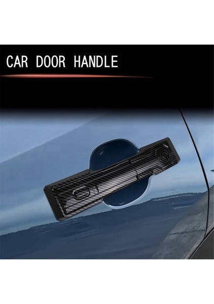 Araba Dış Kapı Kolu Döşeme Araba Dış Kolu Kapağı Sticker Toyota Grand Highlander 2024 Karbon Fiber Desen (Yurt Dışından) modelleri
