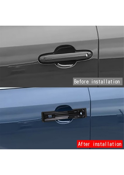 Araba Dış Kapı Kolu Döşeme Araba Dış Kolu Kapağı Sticker Toyota Grand Highlander 2024 Karbon Fiber Desen (Yurt Dışından) fırsatları