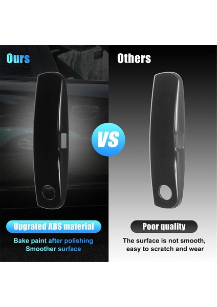 Araba Dış Kapı Kolu Döşeme Kapağı Dodge Charger 2011-2021 Dış Aksesuarlar Parlak Siyah (Yurt Dışından) modelleri