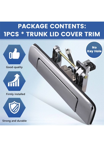 Krom Bagaj Kapağı Trim Kapağı WC8982026180 8-98079232-0 Isuzu D-Max Colorado 12-16 Bagaj Kapağı Kolu Trim Plakası A (Yurt Dışından) fırsatları