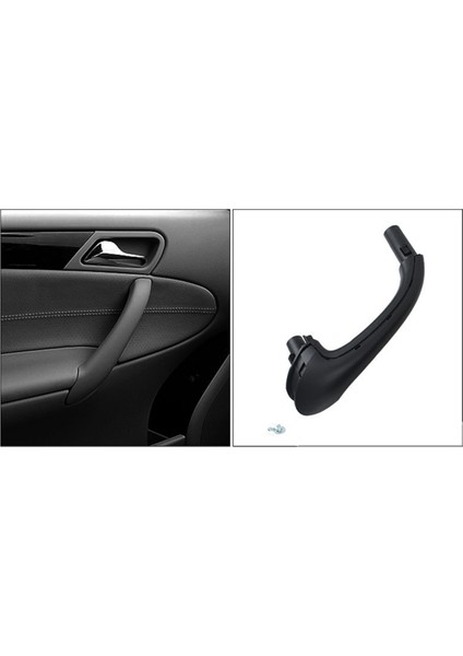 Araba Iç Aksesuarları Kapı Çekme Kolu 203 810 1651 9116 Mercedes Benz W203 C Sınıfı 2000-2007 Siyah Ön Sağ (Yurt Dışından)