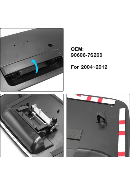 90606-7S200 Nissan Titan 2004-2012 Arka Bagaj Kapağı Kolu Çerçevesi Anahtar Kilit Deliği Arka Kapı Mandalı Kolu (Yurt Dışından) indirimleri