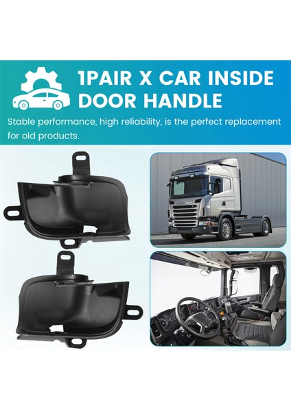 1 Çift Kamyon Iç Kapı Kolu 1486797 1486798 Scania 5 Serisi 04-10 6 Serisi P &r Kabinleri 10-17 Kapı Kolu Çekmecesi (Yurt Dışından)