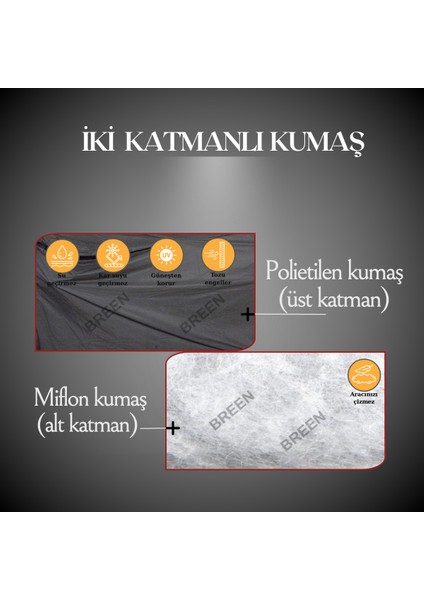Gri Kilit Uyumlu Bisiklet Brandası, Bisiklet Koruma Örtüsü, Su ve Toz Geçirmez, 4 Mevsim Koruma