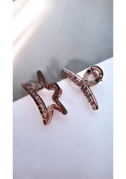 Kadın Mandallı Yıldız Askı 2'li Toka modelleri