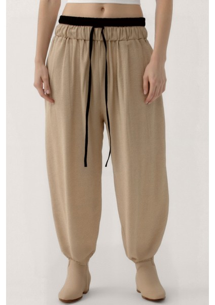 Bel Kısmı Çift Renkli Pantolon fiyatları