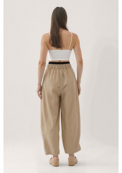 Bel Kısmı Çift Renkli Pantolon indirimleri