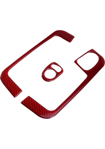 Fiat 500 2008-2011 Abarth 595 2012-2023 Lhd Kırmızı Için Pencere Düğme Paneli Dekoratif Etiket Iç Mekan Modifikasyonları (Yurt Dışından)