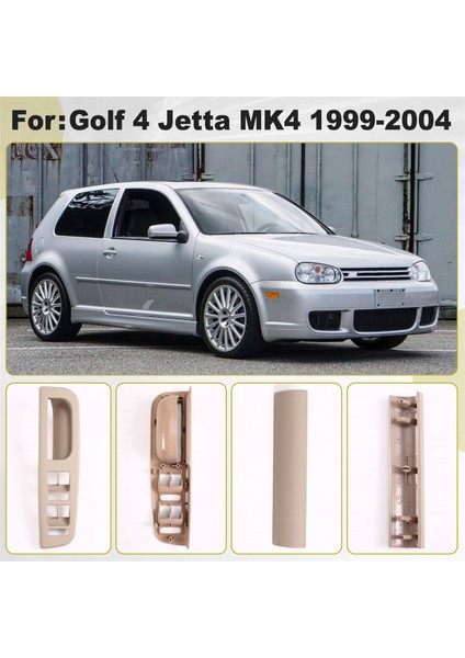 Araba Iç Kapı Kolu Kapağı Pencere Anahtarı Çerçeve Trim Paneli 3B1867171E Vw Golf 4 Jetta Mk4 1999-2004 Lhd Için (Yurt Dışından) fırsatları