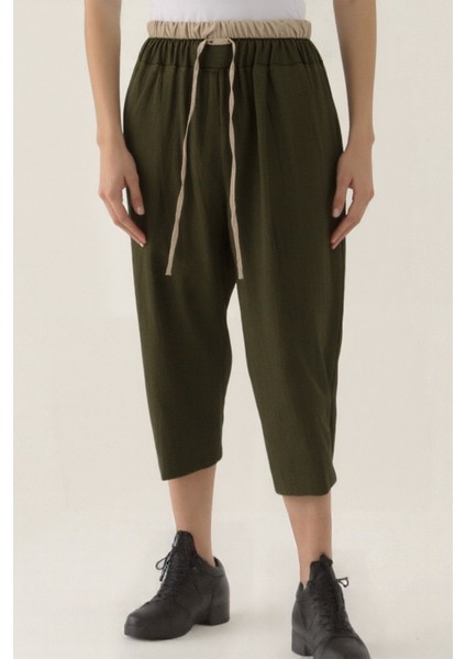 Bel Kısmı Çift Renkli Pantolon fiyatları