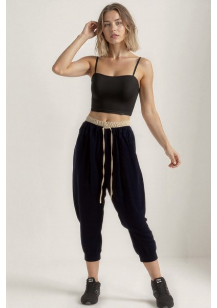 Bel Kısmı Çift Renkli Pantolon fırsatları