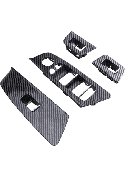 Bmw 5 Serisi M5 G30 G31 G38 F90 2017-2020 525 528 530 540 Lhd Karbon Fiber Için Araba Iç Kapı Cam Anahtarı Kapağı (Yurt Dışından) fiyatları