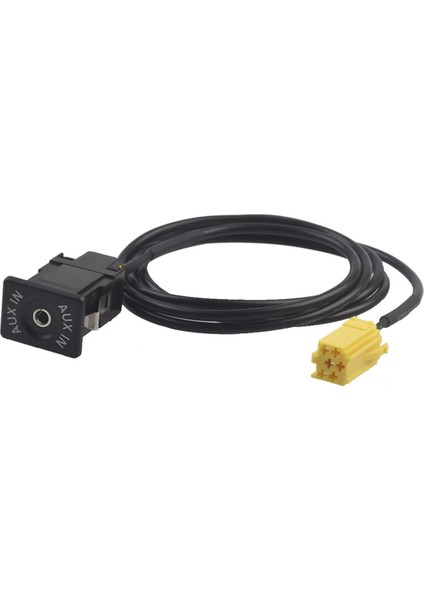 Araba 6pin Aux Ses Kablosu Soketi Aux Arabirim Adaptörü Kablosu Alfa Romeo 159 Fiat Grande Punto 500 (Yurt Dışından)