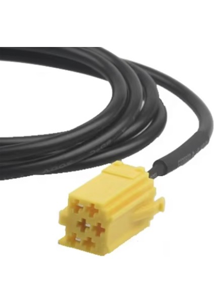 Araba 6pin Aux Ses Kablosu Soketi Aux Arabirim Adaptörü Kablosu Alfa Romeo 159 Fiat Grande Punto 500 (Yurt Dışından)