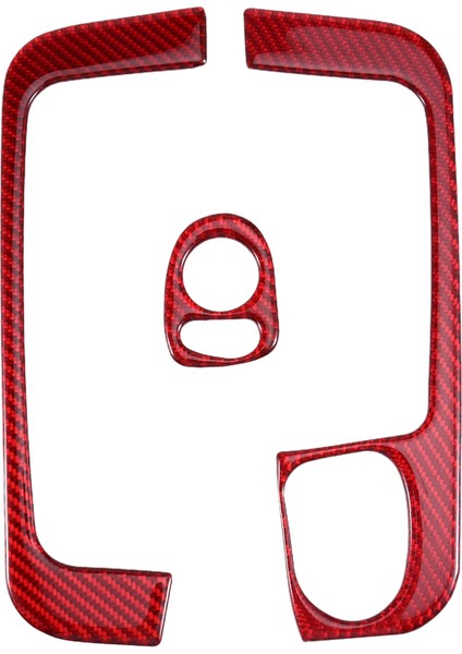 Fiat 500 2008-2011 Abarth 595 2012-2023 Rhd Kırmızı Için Pencere Düğme Paneli Dekoratif Etiket Iç Mekan Modifikasyonları (Yurt Dışından)