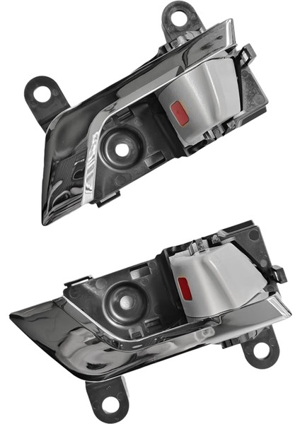 Toyota Highlander 2008-2013 69205-20210 69206-20210-C0 Için 1 Çift Sol+Sağ Iç Kapı Kolu Krom Iç Kapı Çekme Kolu (Yurt Dışından)