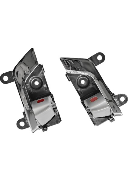 Toyota Highlander 2008-2013 69205-20210 69206-20210-C0 Için 1 Çift Sol+Sağ Iç Kapı Kolu Krom Iç Kapı Çekme Kolu (Yurt Dışından)