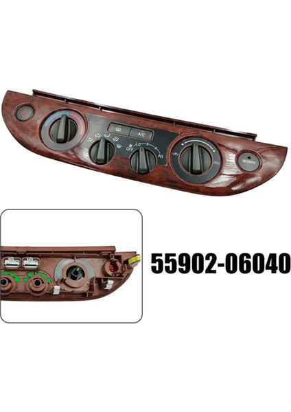 Toyota Camry 2002-2006 Için Araba Klima Isıtıcı Iklim Kontrol Sıcaklık Anahtarı Paneli 55902-06040 Klima Çerçeve Ünitesi (Yurt Dışından) indirimleri