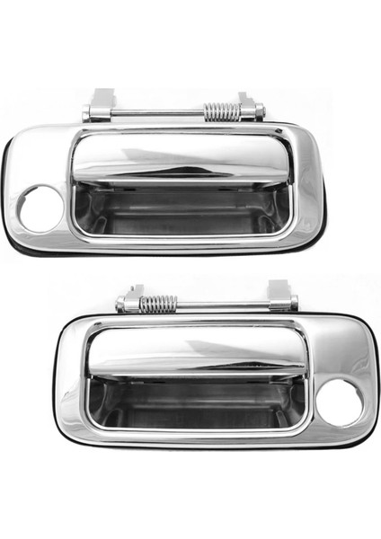 Toyota Land Cruiser 80 LC80 1991-1997 Için 1 Çift Dış Kapı Kolu 69210-60010 69220-60010 Dış Kapı Krom Çekme Kolu (Yurt Dışından)