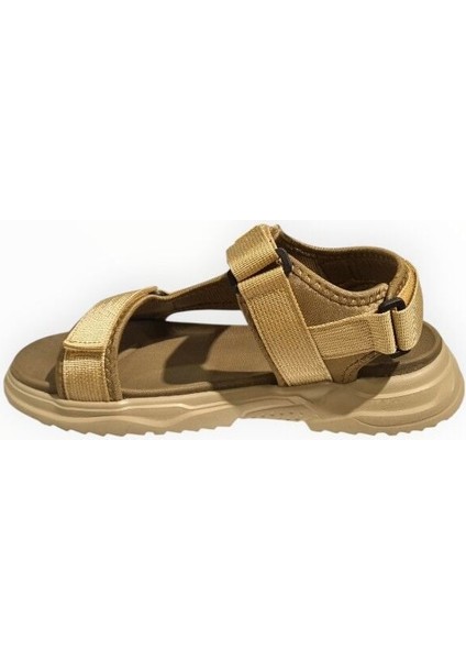 Erkek Spor Sandalet Bej - 40