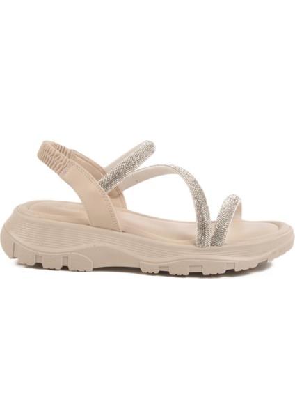 Krem Kadın Sandalet T-005 Z modelleri