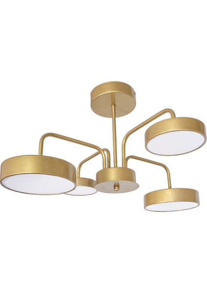 Luna Modern Tasarım Enerji Tasarruflu 4lü LED Avize (3 Renk Işık) Oturma Odası Mutfak Giyinme Odası