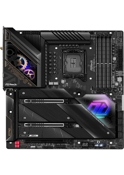 Z790 Taichi Wifi Rgb Eatx Anakart Intel LGA1700, Ddr5, 5x M.2 Ssd, 8k 60Hz, USB Type-C, Wifi 6e