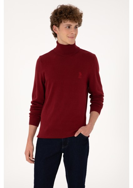 Erkek Bordo Kazak /triko 50288884-VR014