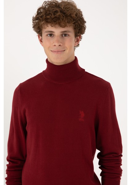 Erkek Bordo Kazak /triko 50288884-VR014