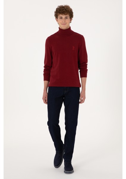 Erkek Bordo Kazak /triko 50288884-VR014