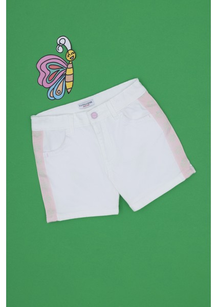 Kız Çocuk Beyaz Şort / Bermuda 50300897-VR013