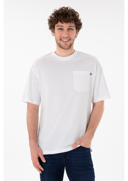 Erkek Beyaz Tişört 50305990-VR013