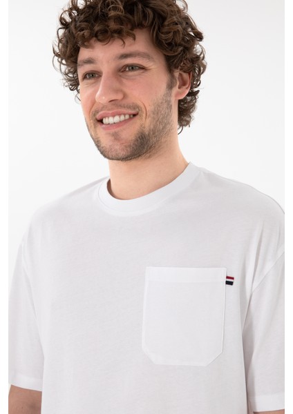 Erkek Beyaz Tişört 50305990-VR013 modelleri