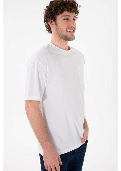Erkek Beyaz Tişört 50305990-VR013 fırsatları