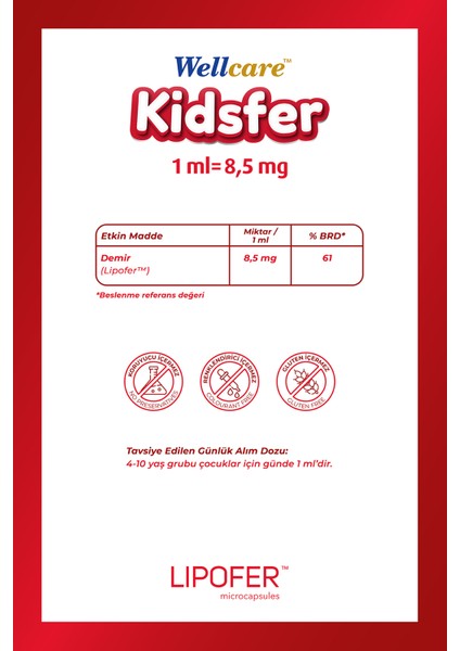 Kidsfer Demir Damla 30 ml