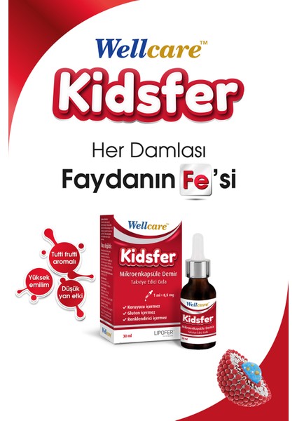 Kidsfer Demir Damla 30 ml