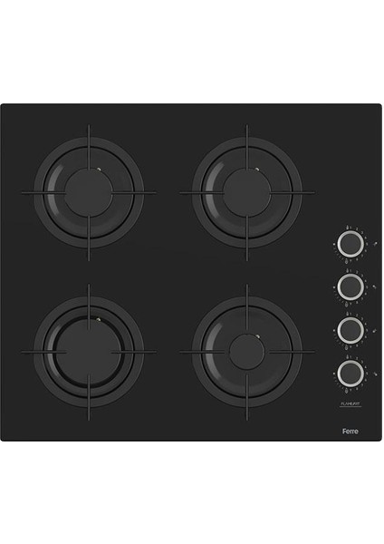 Flowart-Sılentart-Flameart Serisi Siyah Set (CS205-FA + QBL63CS +D077-SA ) - Emaye Izgara / Kademeli Musluk fiyatları