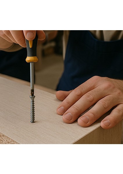 Sunta Vidası 3.5X18MM Ahşap Vida Raf Vidası Ahşap Tahta Mobilya Vidası Kısa Vida 100 Adet