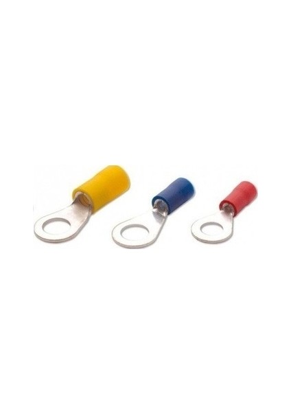 Izoleli Yuvarlak Tip Pabuç 0,5-1,5 mm Civata Çapı 6,5 mm 150 Adet Paket