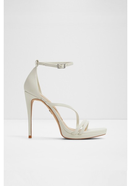 Odella Sandalet Yüksek Topuklu Sandalet - Naturel