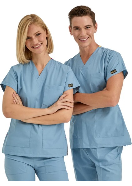 Duman Grisi Dr Greys Scrubs (Terikoton/ince Kumaş) T100