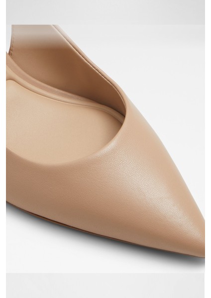 Uliana Ayakkabı Orta Boy Topuklu - Naturel indirimleri