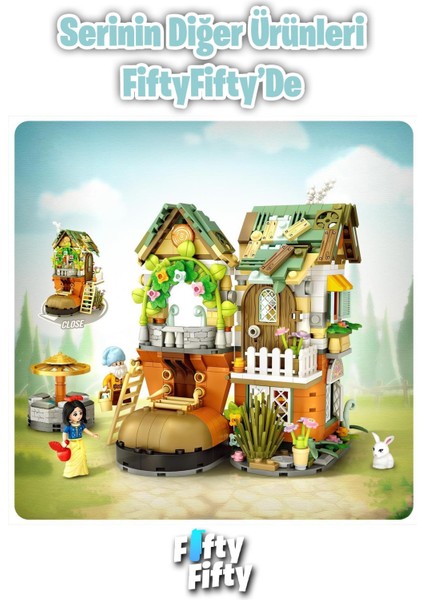 Loz Street Mini Serisi Masal Evi Modeli Prenses Figürü 709 Parça Oyuncak Yapım Seti FFLZ-1226